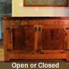 Kitchener kitchen island mennonite-built from reclaimed Ontario barnwood